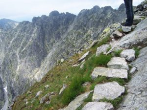 Orla Perć - widok na szlak