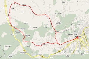 Trasa rowerowa Zakopane - Witów - Dzianisz