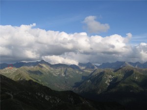 Widok z Czerwonych Wierchów