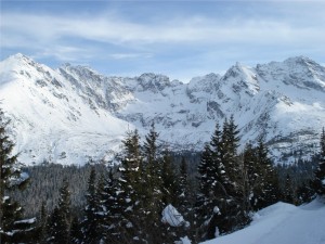 Widok na Orlą Perć Widok na Orlą Perć