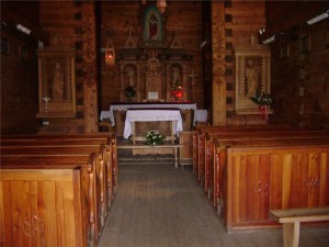 wnętrze kaplicy na Jaszczurówce wnętrze kaplicy na Jaszczurówce