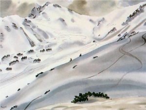 zimowy pejzaż tatrzański